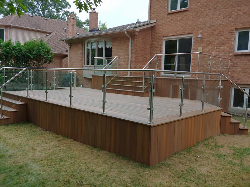 Round Stainless Steel 36" Corner SS316