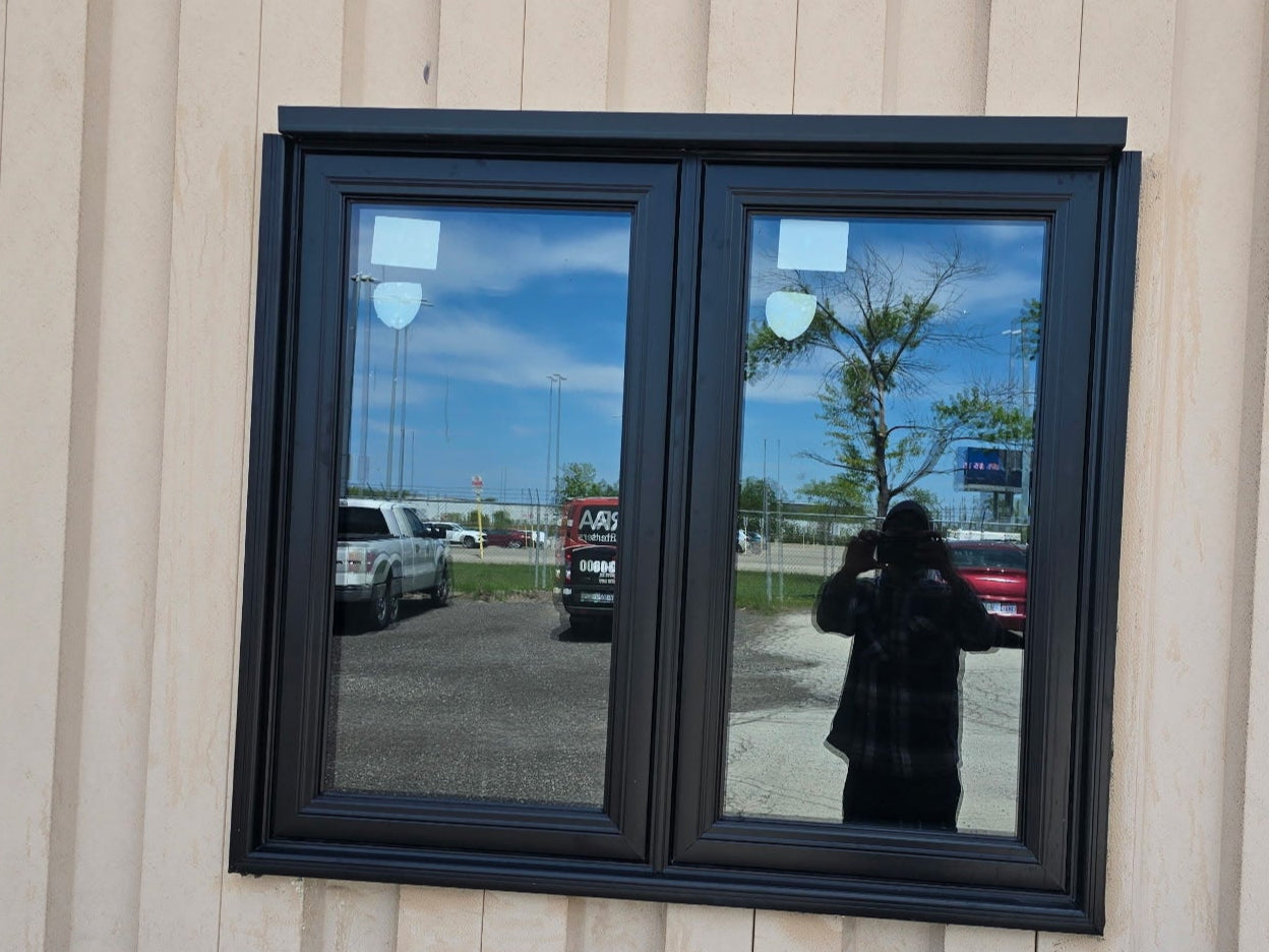 Black Vinyl Window