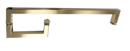 Square 6"x18" Towel Bar Combination Pull