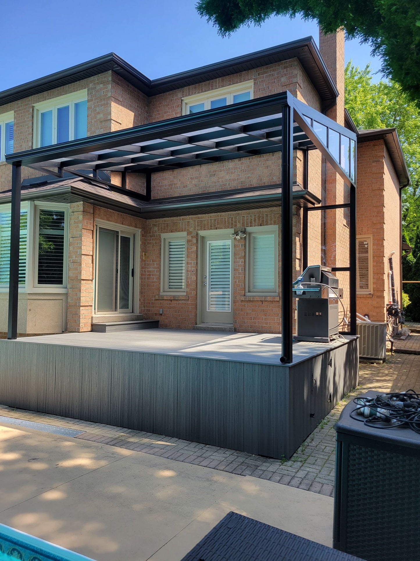 Glass Roofing With Tinted Glass