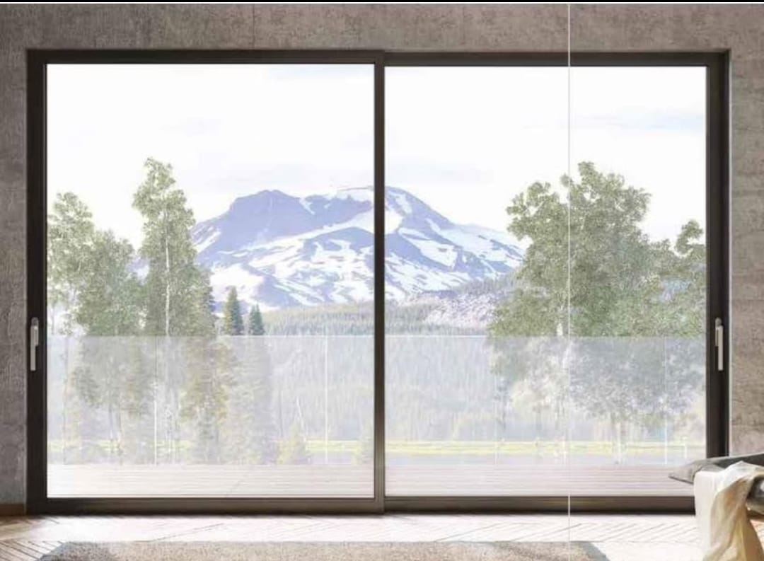 Lift Slide Black Patio Sliding Door System With Sealed Glass