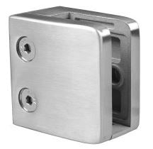 Large Square Clamp SS316 With Bottom Plate