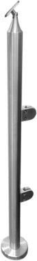 42" Round Stainless Steel End SS316