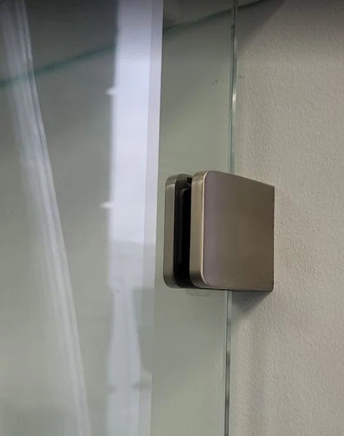 Large Square Glass Clip SS316 55mm x 55 mm For 6-12mm Glass