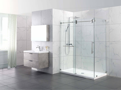 GSLDCOR603076 Corner Shower Single Door With Return Panel