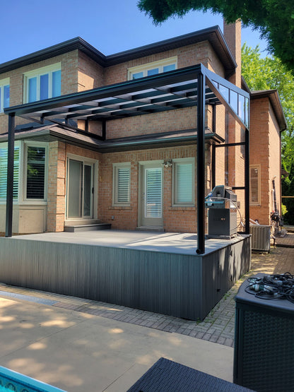 Glass Roofing With Tinted Glass