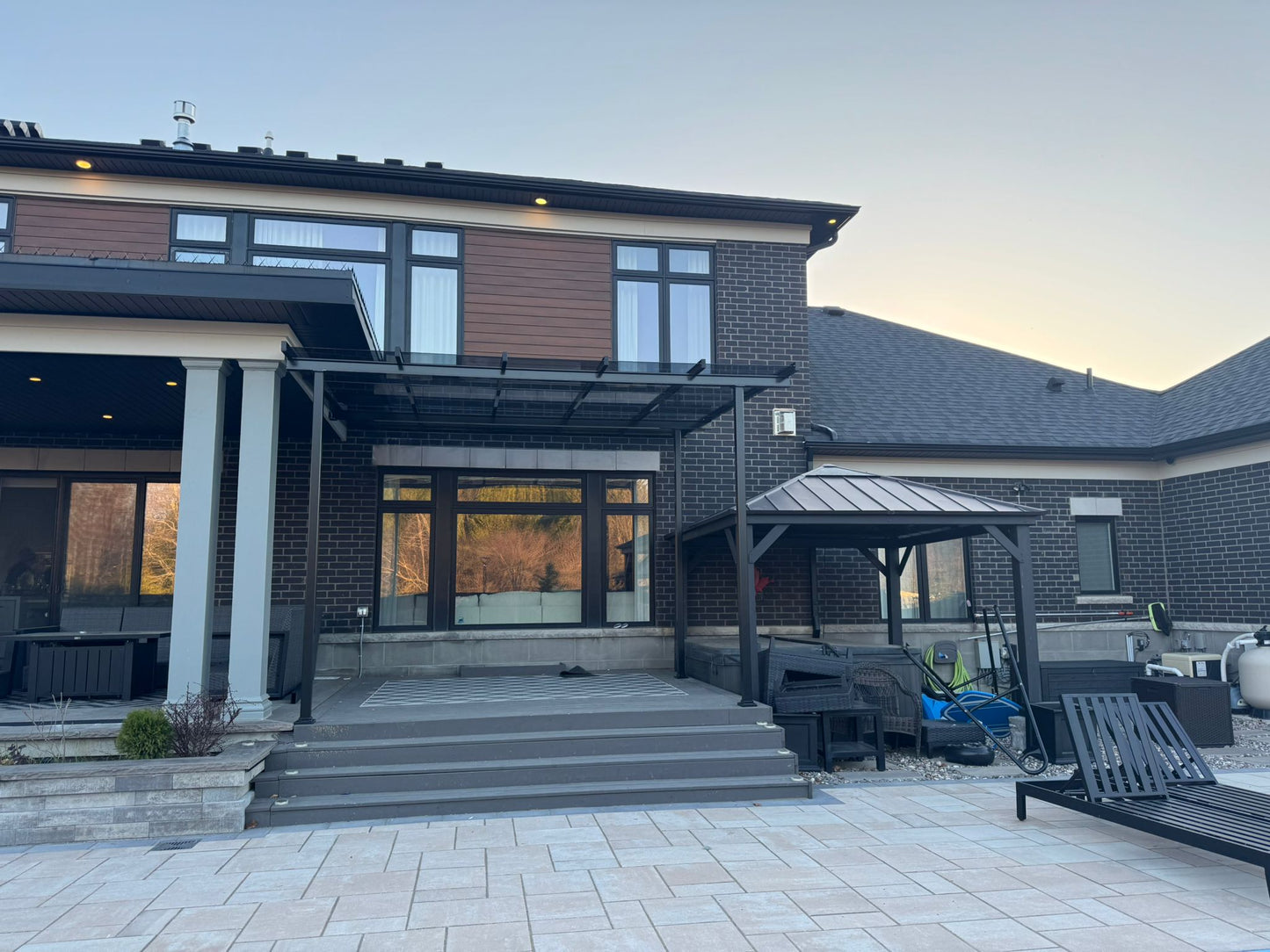 Glass Roofing With Tinted Glass
