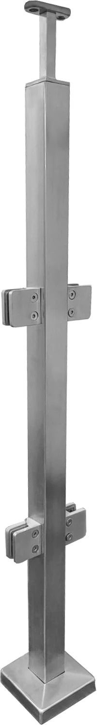 Square Stainless Steel Corner 42" Post SS316