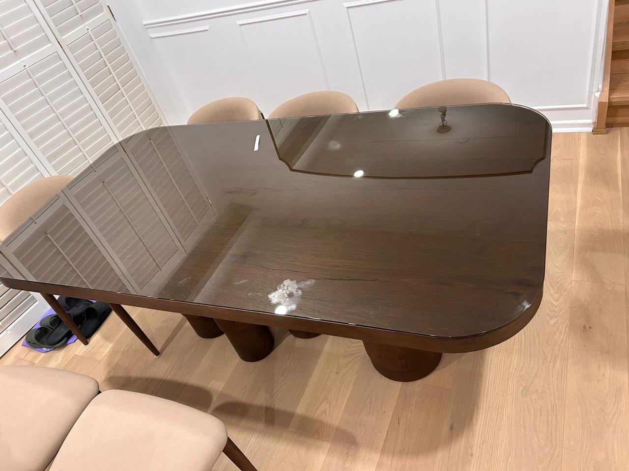 Custom Glass Table Top