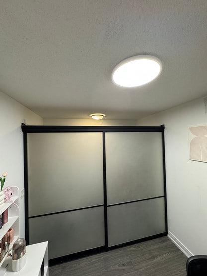 Interior Sliding Framed System With Glass- Custom