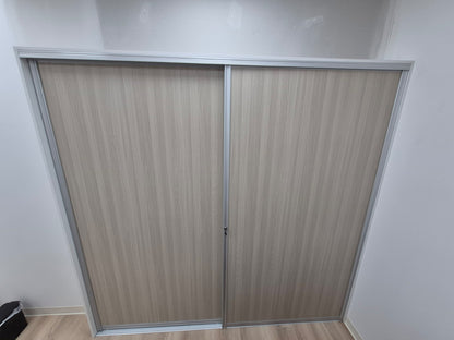 Interior Sliding Kit MDF Wood Aluminum Frame